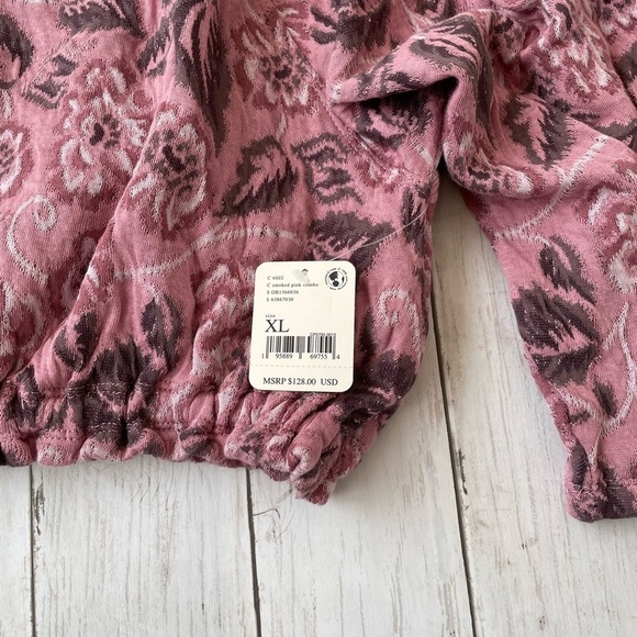 Free People No Ordinary Top in Smoked Pink Size XL - Picture 9 of 9